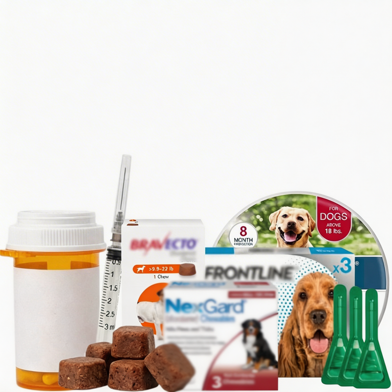 Pills, pipettes and chemical collars