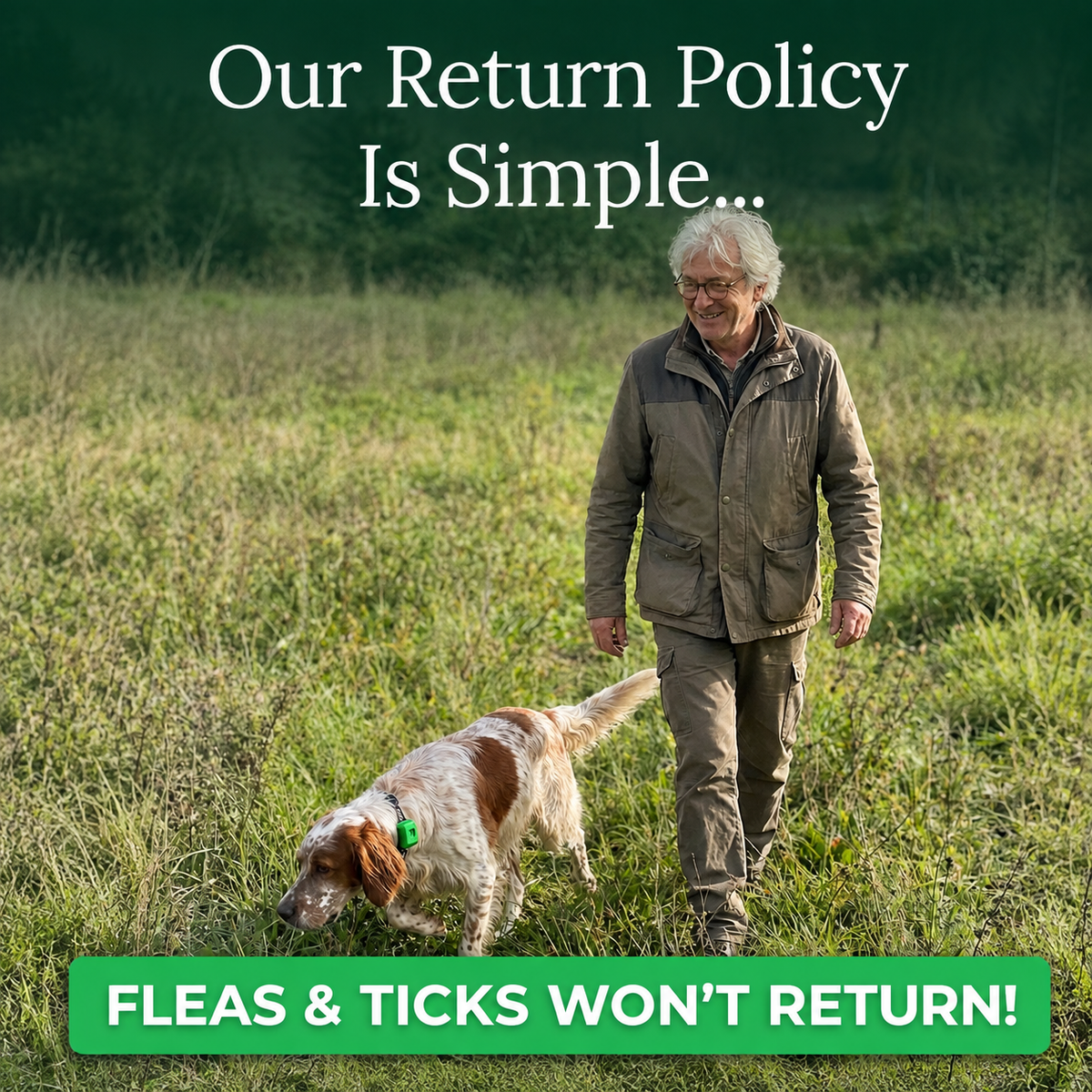Clearcoat — 12 Months Flea & Tick Free for Dogs. No Pills.